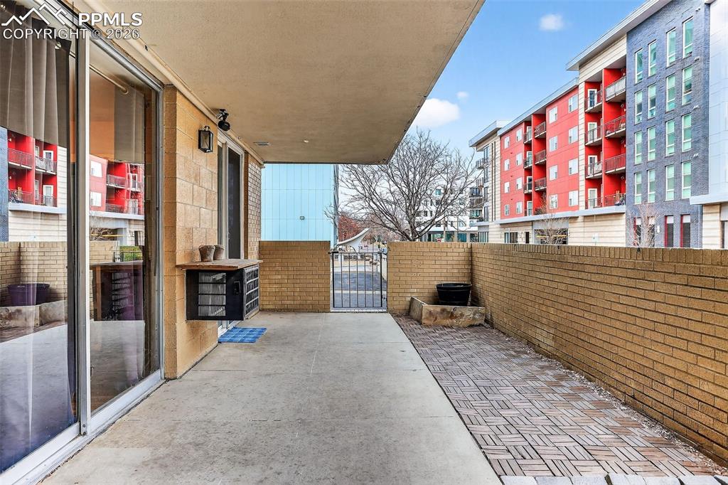 Image 20 of 26: Patio, extra large with exit to the street