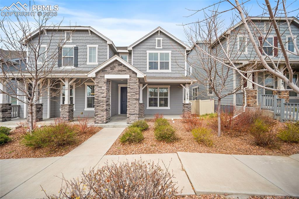 Caption: Front of Structure