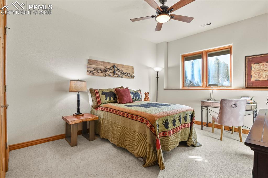 Image 31 of 50: Lower level guest room
