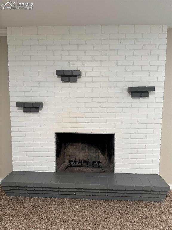 Image 11 of 20: Wood Burning Fireplace