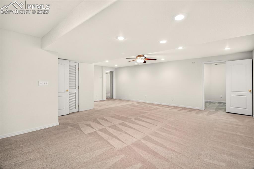 Image 24 of 41: Basement family room