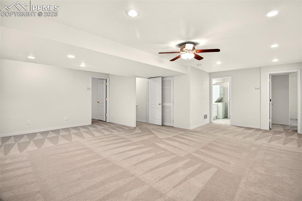 Image 25 of 41: Basement family room