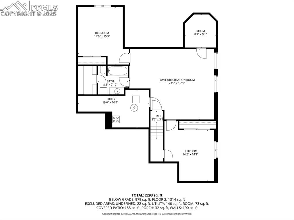 Image 41 of 41: Basement floor plan