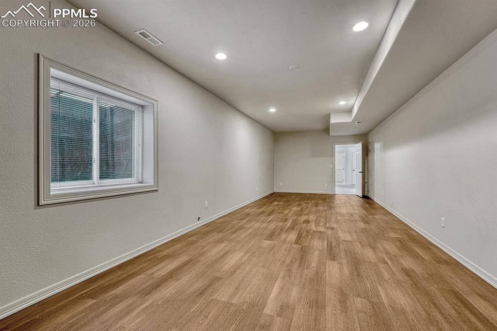 Image 38 of 50: The Flex Room has LVP flooring and can be used for many purposes including 