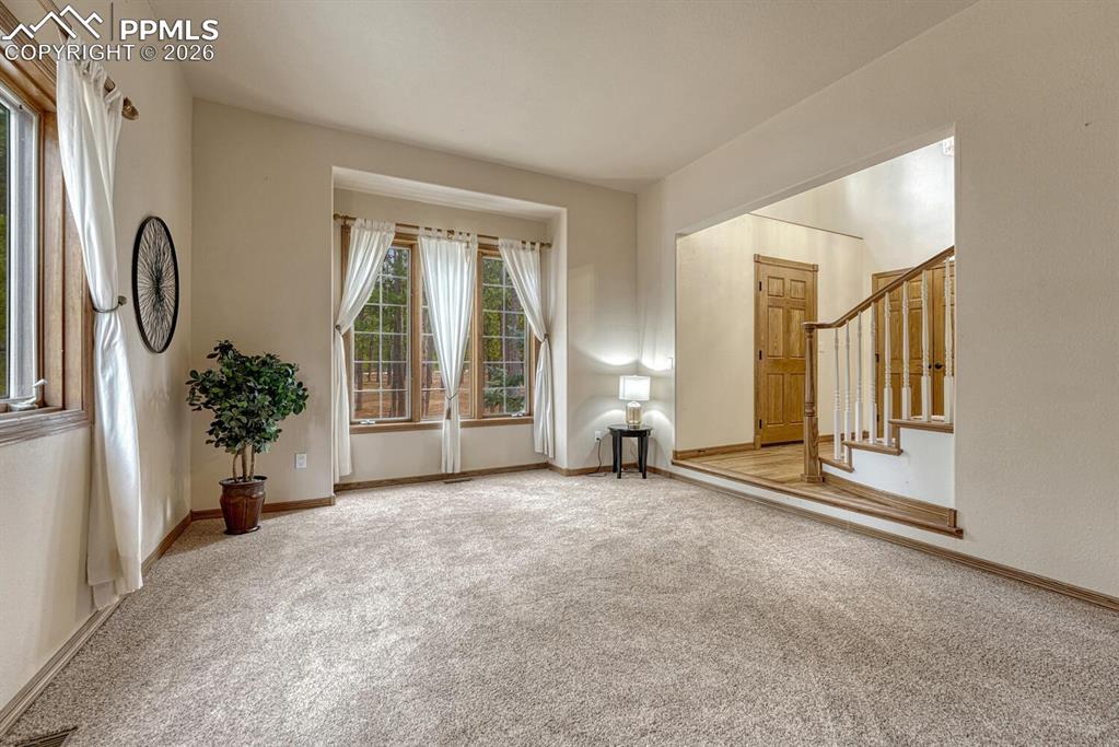 Image 6 of 50: View of the Front Foyer from the Formal Living Room.