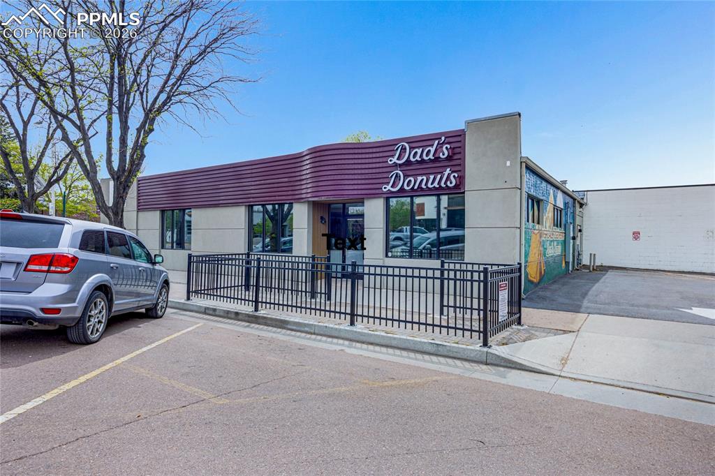 Caption: Front of Structure