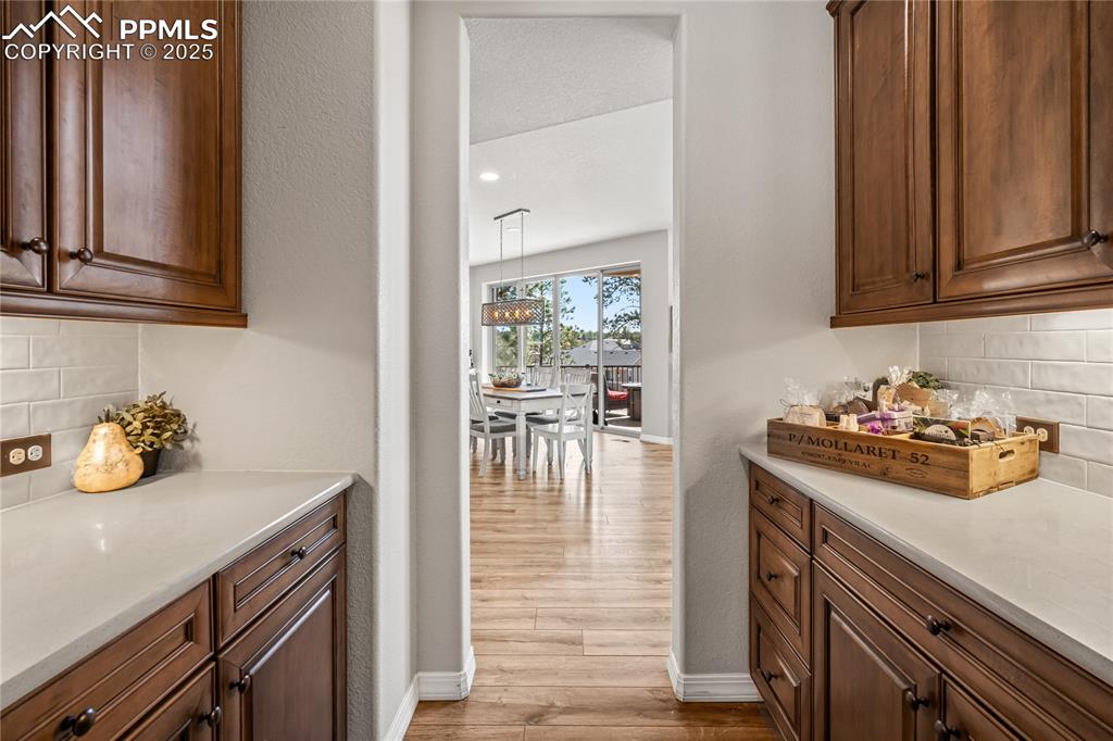 Image 31 of 50: Prep space between kitchen and formal dining
