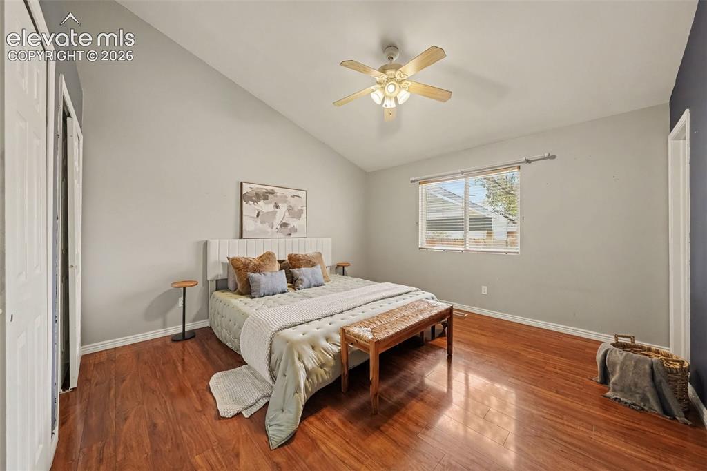 Image 7 of 17: large primary with ensuite bathroom