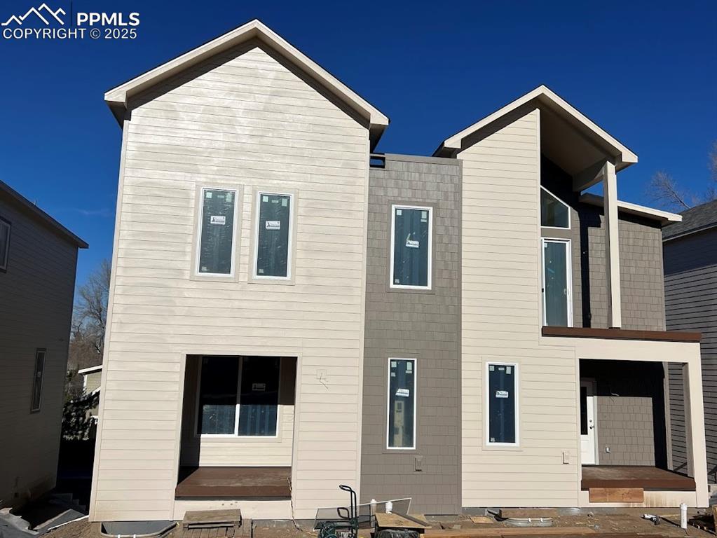 Caption: Back of Structure