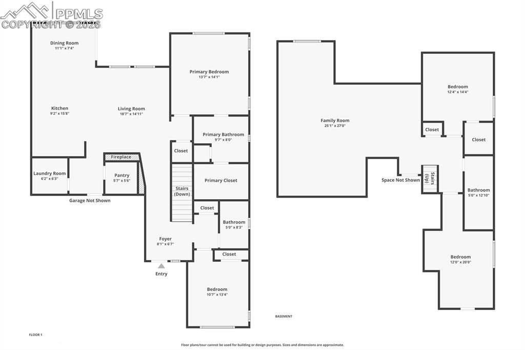 Image 39 of 39: whole house floor plan