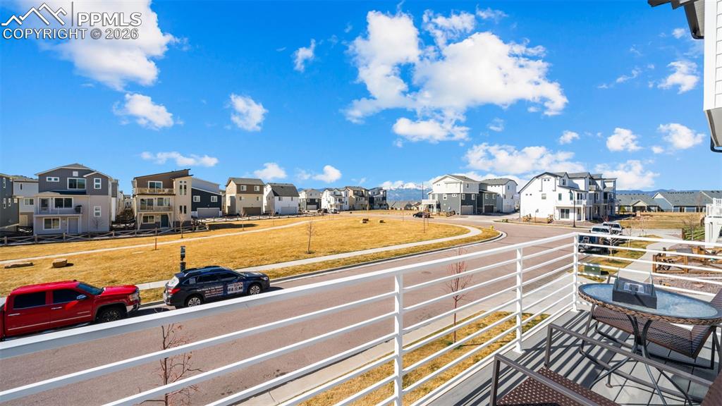 Image 26 of 37: Balcony with a residential view