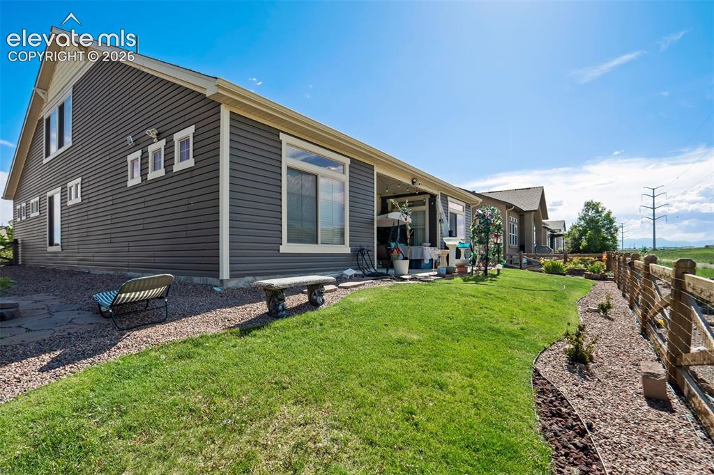Image 42 of 46: Backyard landscaping