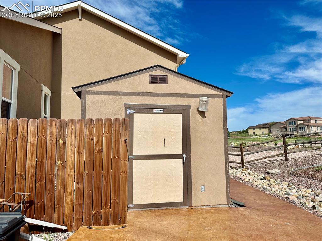 Image 35 of 38: View of shed