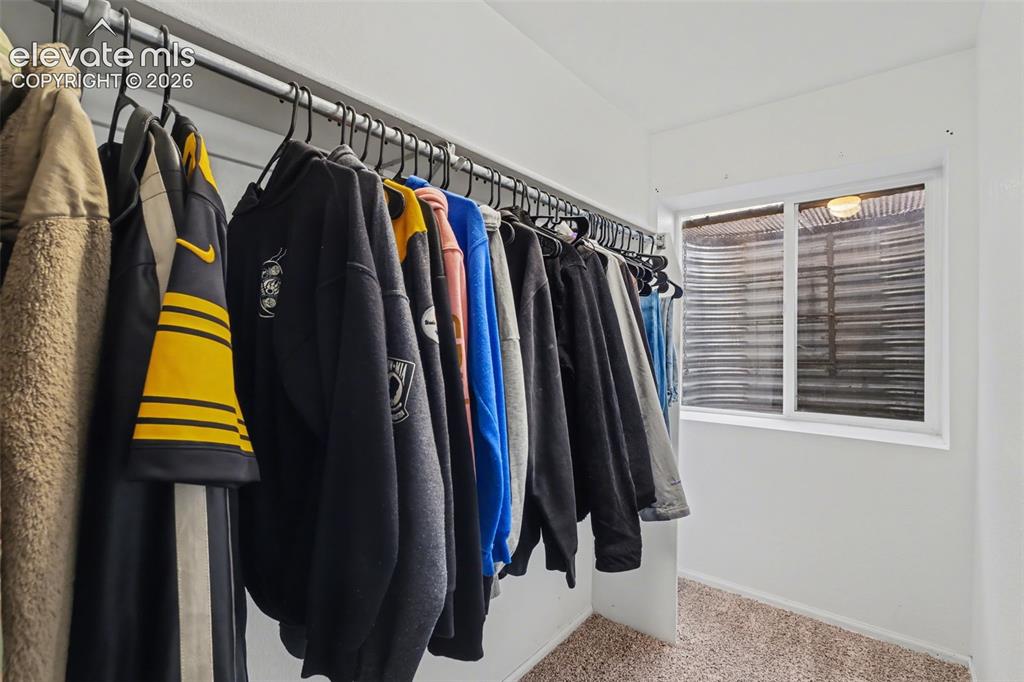 Image 27 of 34: Walk-in Closet for Basement Bedroom