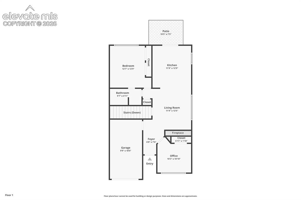 Image 29 of 34: Main Level Floor Plan