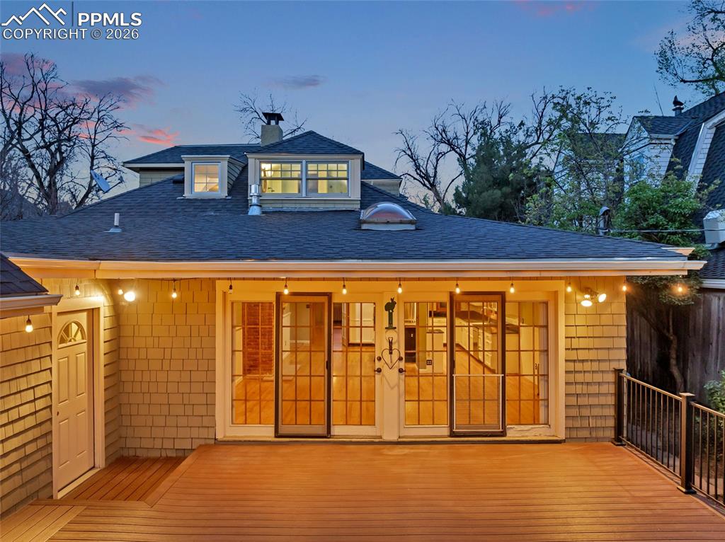 Image 36 of 46: Back Porch perfect for entertaining