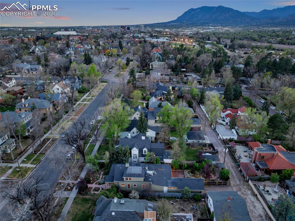 Image 38 of 46: View towards Colorado College and Downtown Colorado Springs