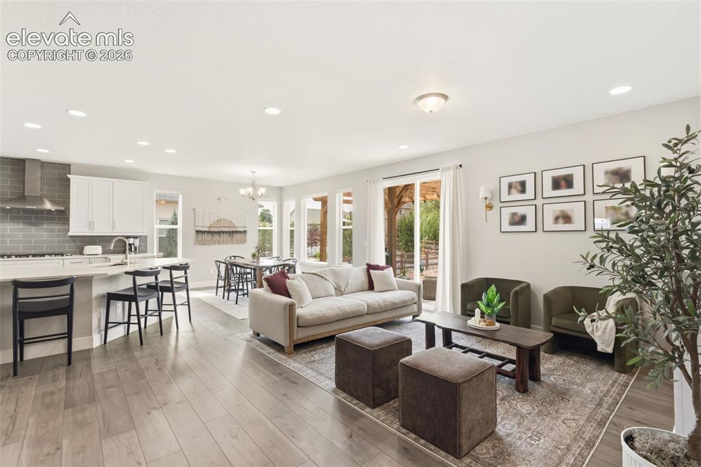 Image 11 of 45: Open main living space