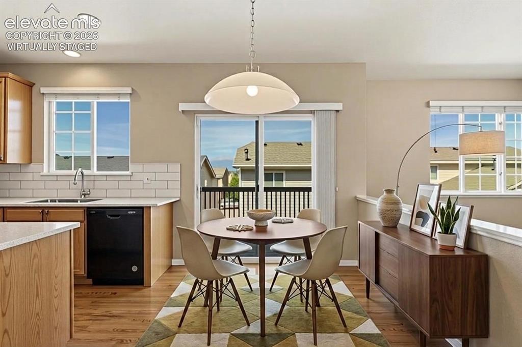 Image 11 of 40: virtually staged dining room