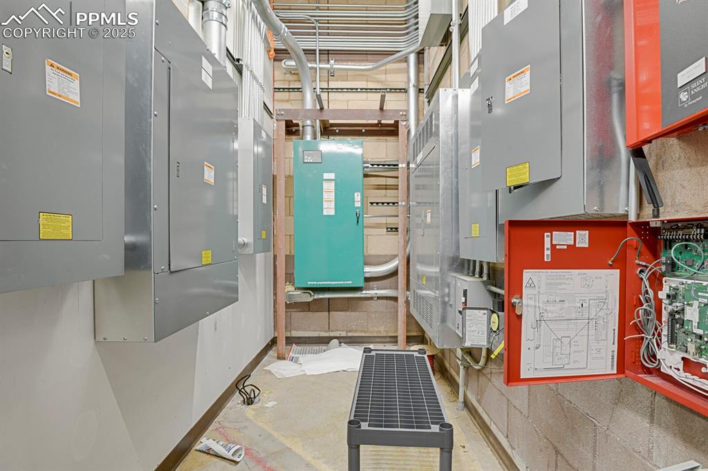 Image 30 of 43: Utility room with electric panel