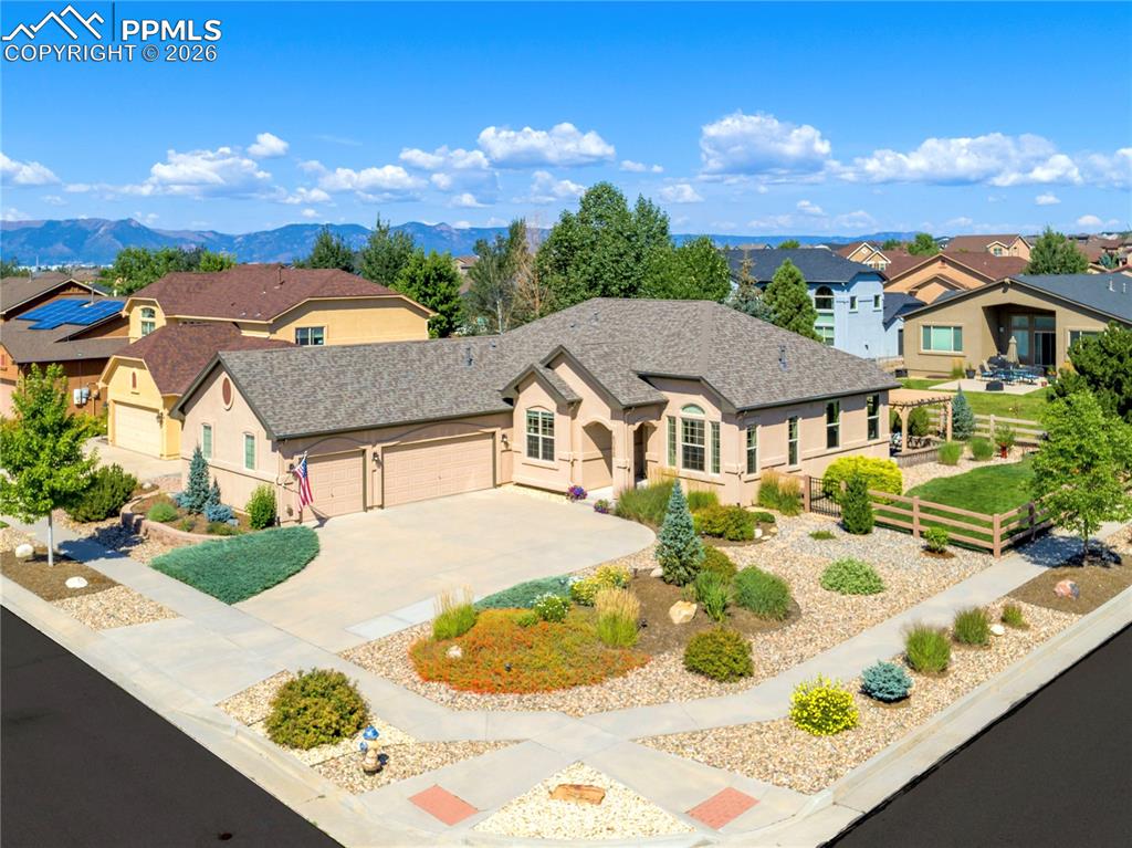Image 1 of 50: Beautiful 4 bed/3 bath, oversized 3-car stucco ranch on a premium corner lo