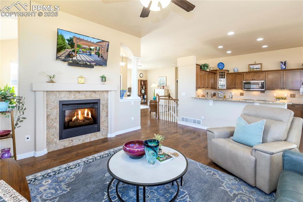 Image 18 of 50: And on the opposite side, it creates a dramatic focal point that enhances t