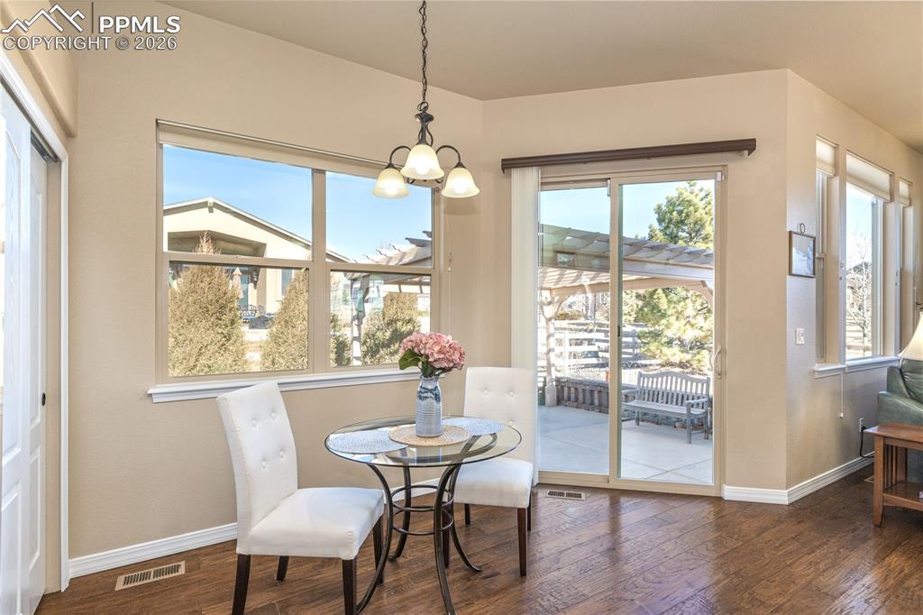 Image 23 of 50: Step out to the patio...