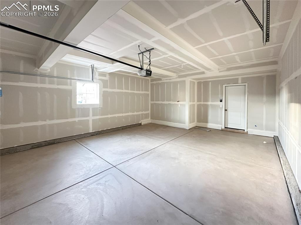 Image 33 of 36: Oversized two car garage