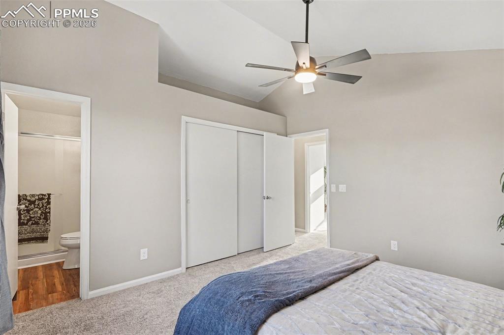 Image 12 of 24: Master bedroom features it