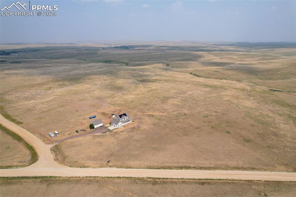 Image 39 of 45: Drone / aerial view with a rural view