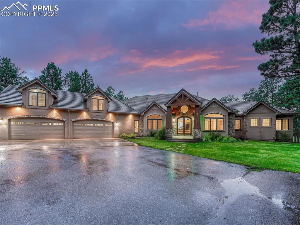 Caption: Front of Structure