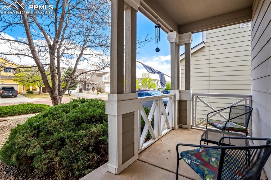 Image 2 of 42: Enjoy your covered front porch. 