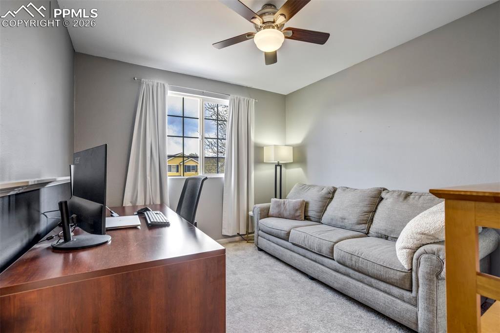 Image 34 of 42: lso doubles as an office, gym, or ‘I need 5 minutes of quiet’ room