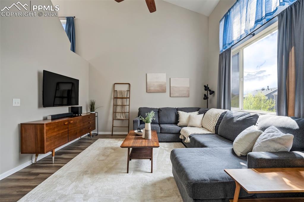 Image 5 of 42: Ceilings so tall your problems will feel smaller instantly.