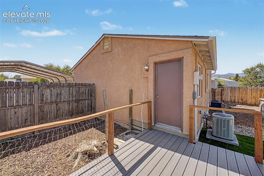 Image 21 of 37: Composite deck provides the perfect spot to unwind