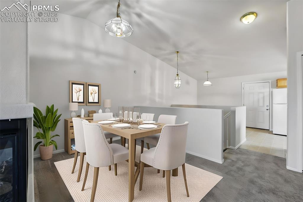 Image 14 of 50: "Virtually Staged" Formal Dining Area