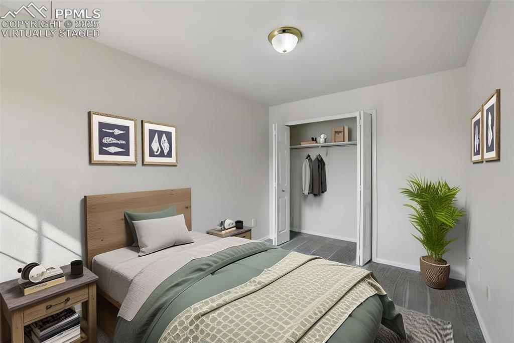 Image 33 of 50: "Virtually Staged" Bedroom 2