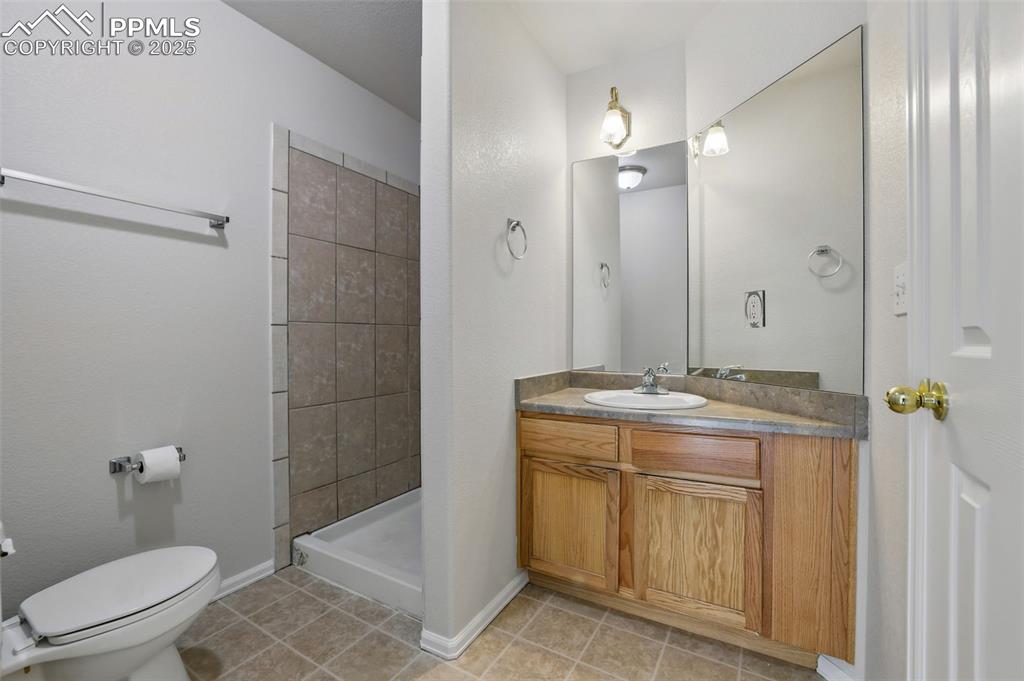 Image 34 of 50: Mountain range views from the master bedroom