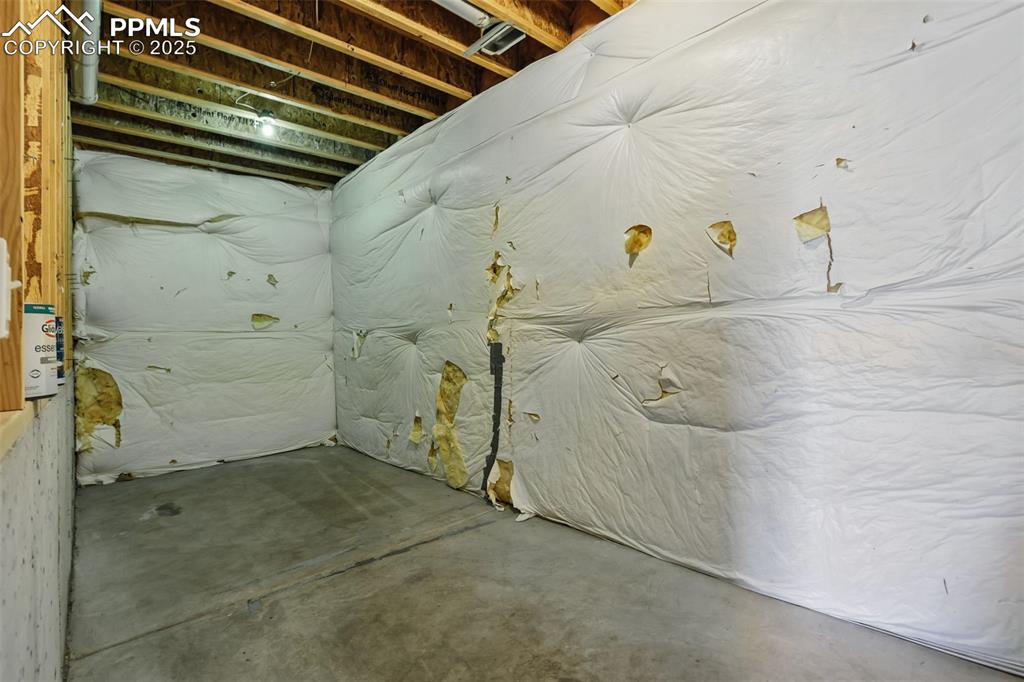 Image 46 of 50: Basement storage area