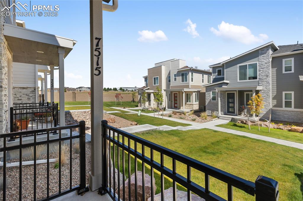 Image 3 of 37: Covered front porch 