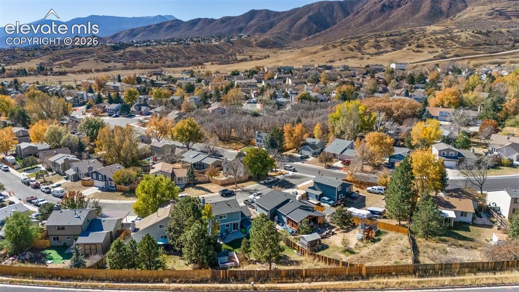 Image 41 of 41: Residential neighborhood with varied rooflines and mature trees