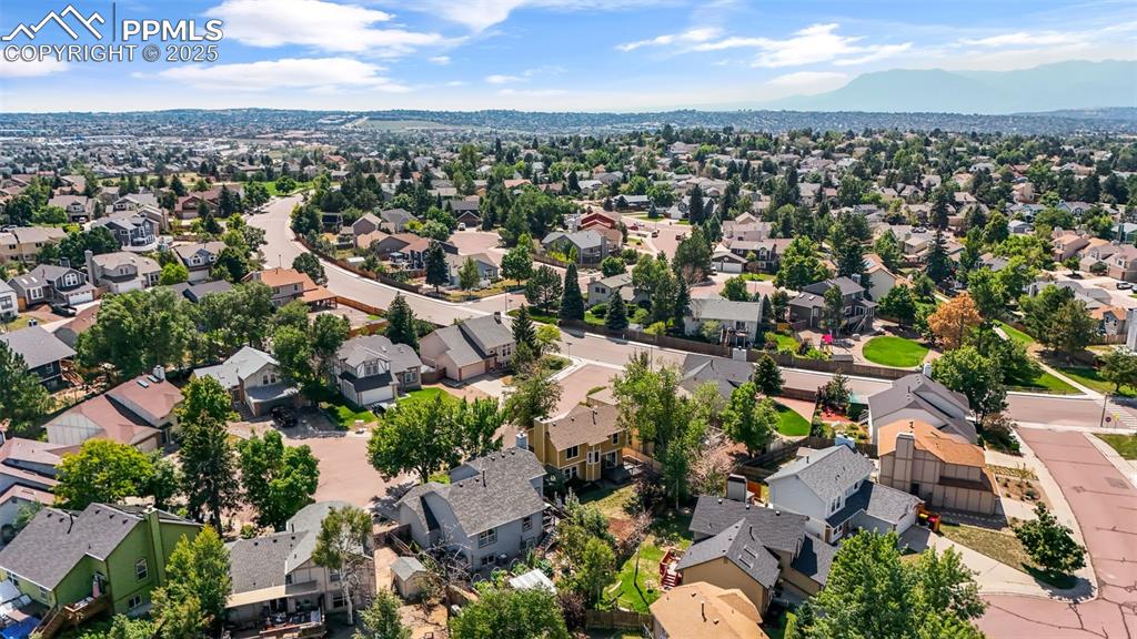 Image 40 of 40: Aerial view of residential area