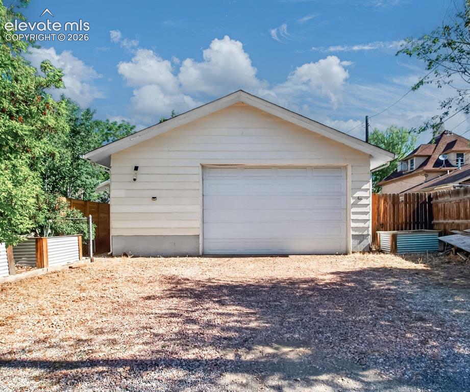 Image 2 of 30: 28x31 deep 4-car detached garage