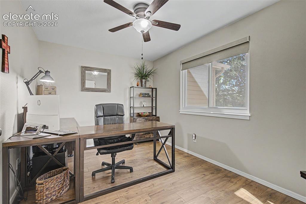 Image 15 of 37: Office is north facing, lots of natural light