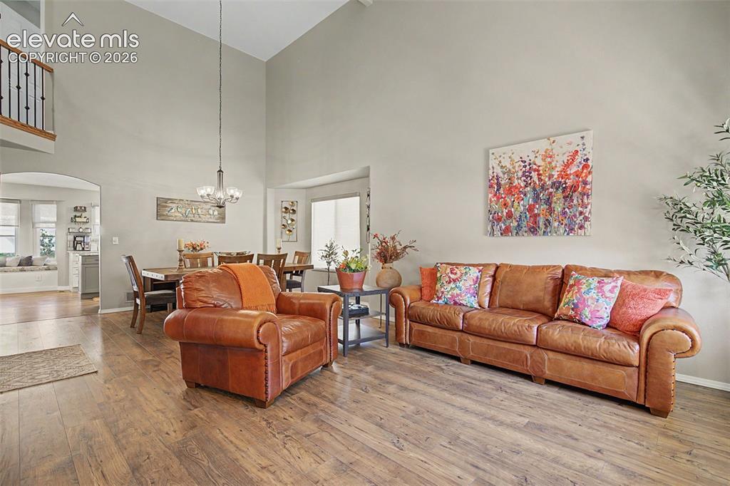 Image 4 of 37: Living room entry with 17