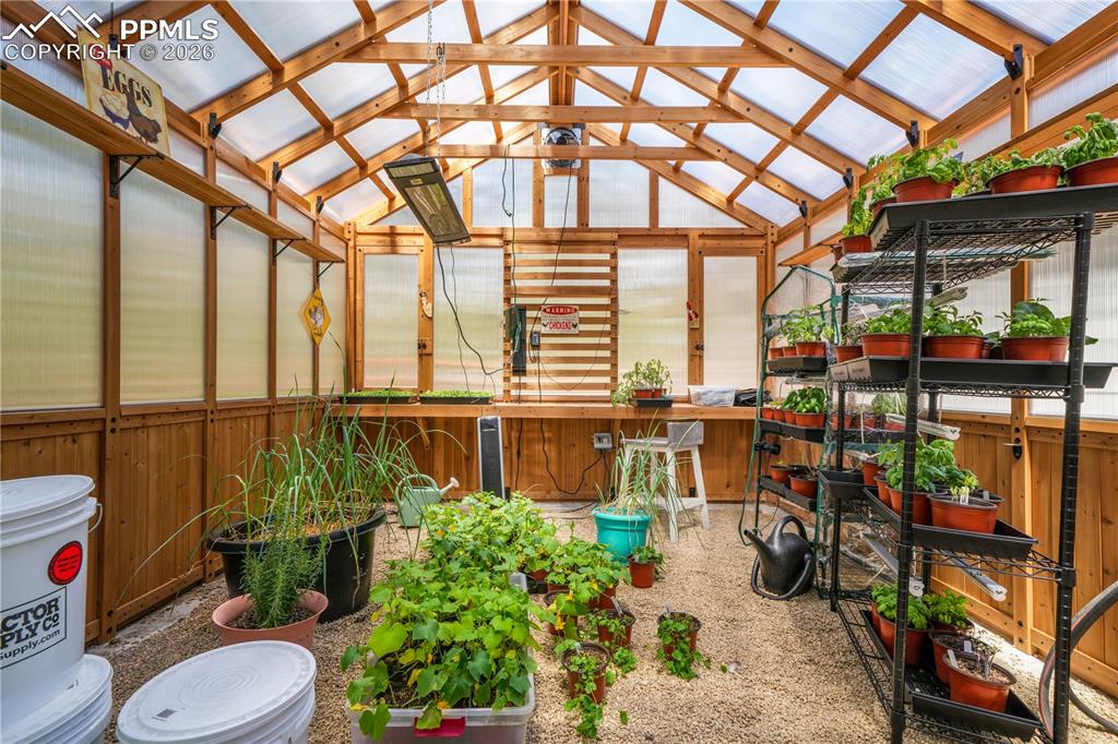 Image 45 of 50: Greenhouse with electricity (40amps) and water