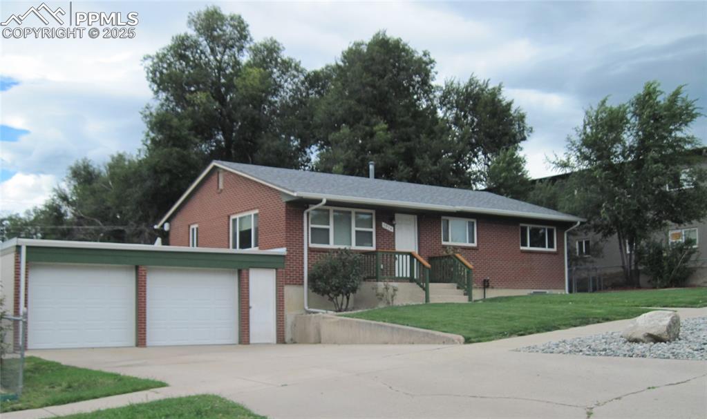 Caption: Front of Structure