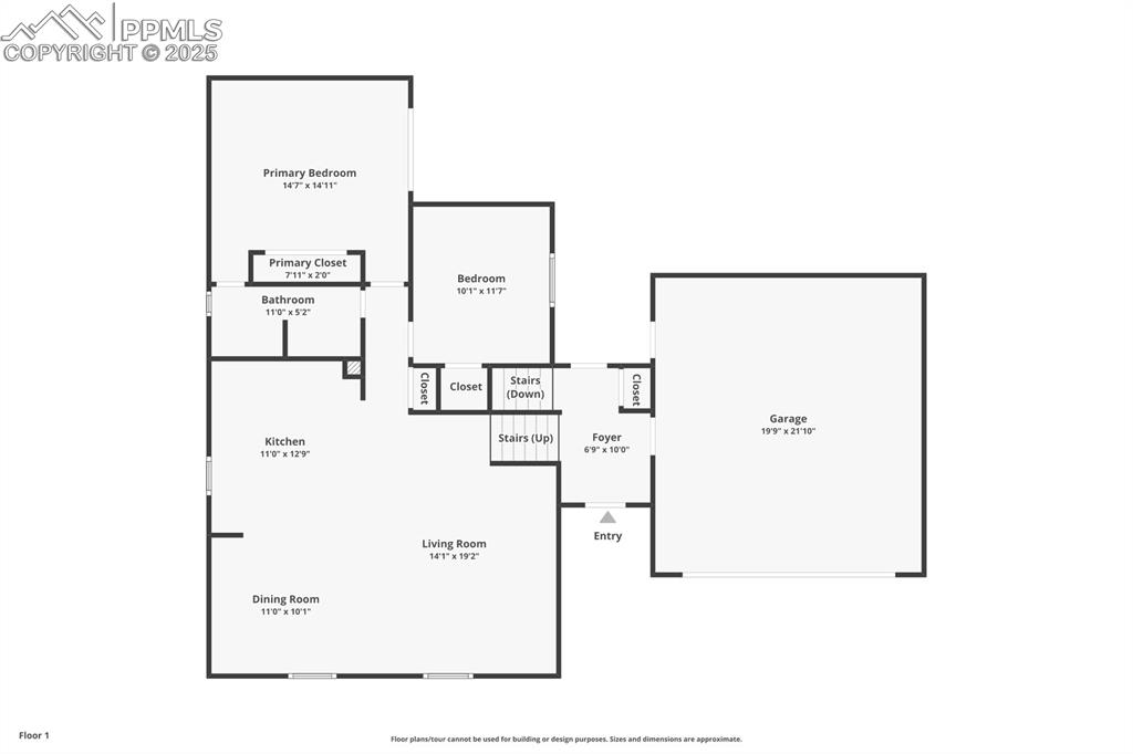 Image 38 of 39: View of floor plan / room layout