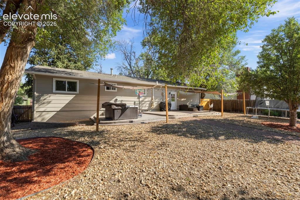 Image 26 of 30: Large, private backyard with tons of privacy