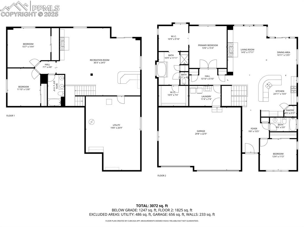 Image 45 of 45: View of floor plan / room layout